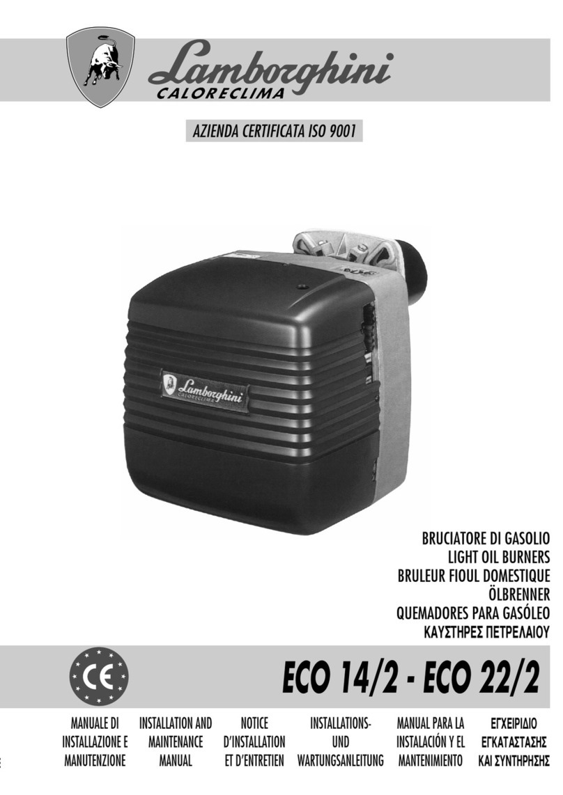 LAMBORGHINI ECO 14/2 Installation and maintenance manual