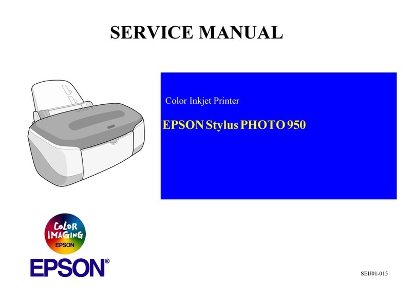 Epson Stylus Photo 950 Service manual