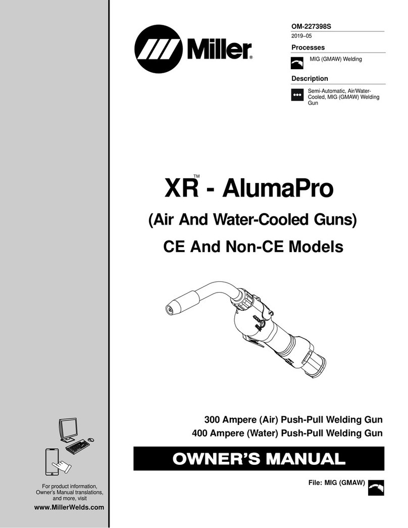 Miller XR-AlumaPro Series User manual