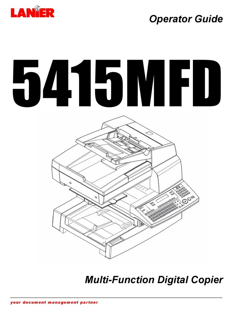 Lanier 5415MFD Operator's guide