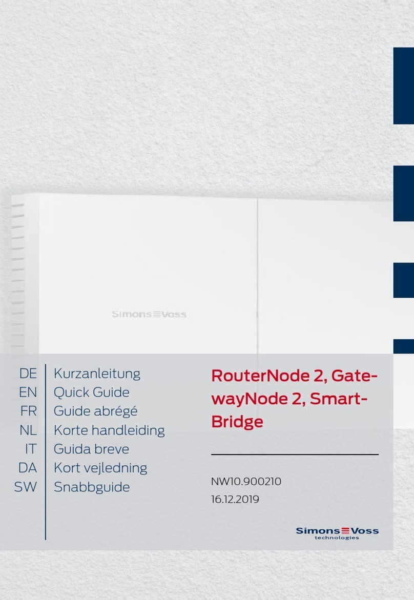 Simons Voss Technologies RouterNode 2 quick guide