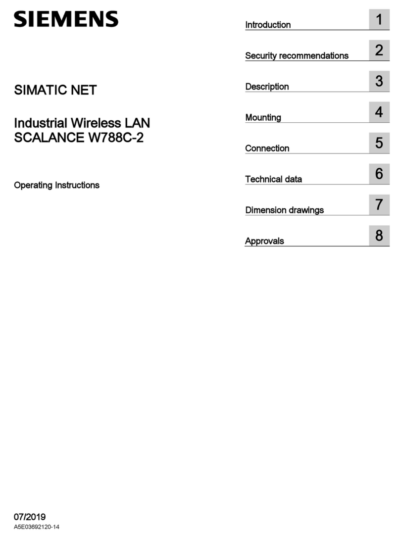 Siemens SCALANCE W788C-2 User manual