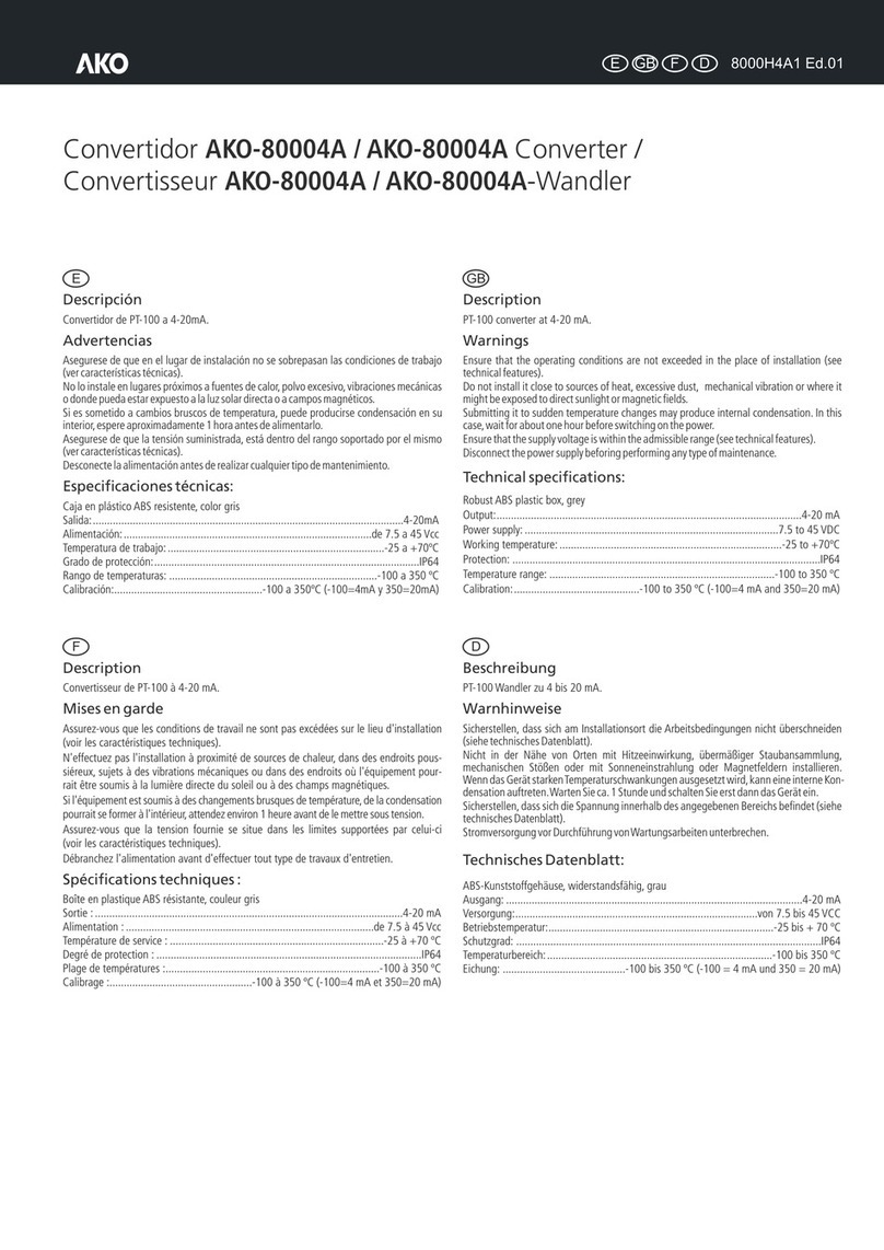 AKO AKO-80004A manual