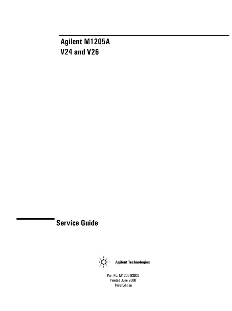 Agilent Technologies M1205A V26 User manual