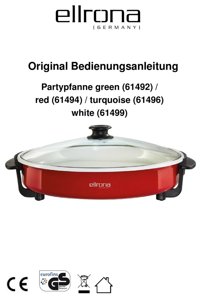 Ellrona Party Pan 61492 operating manual