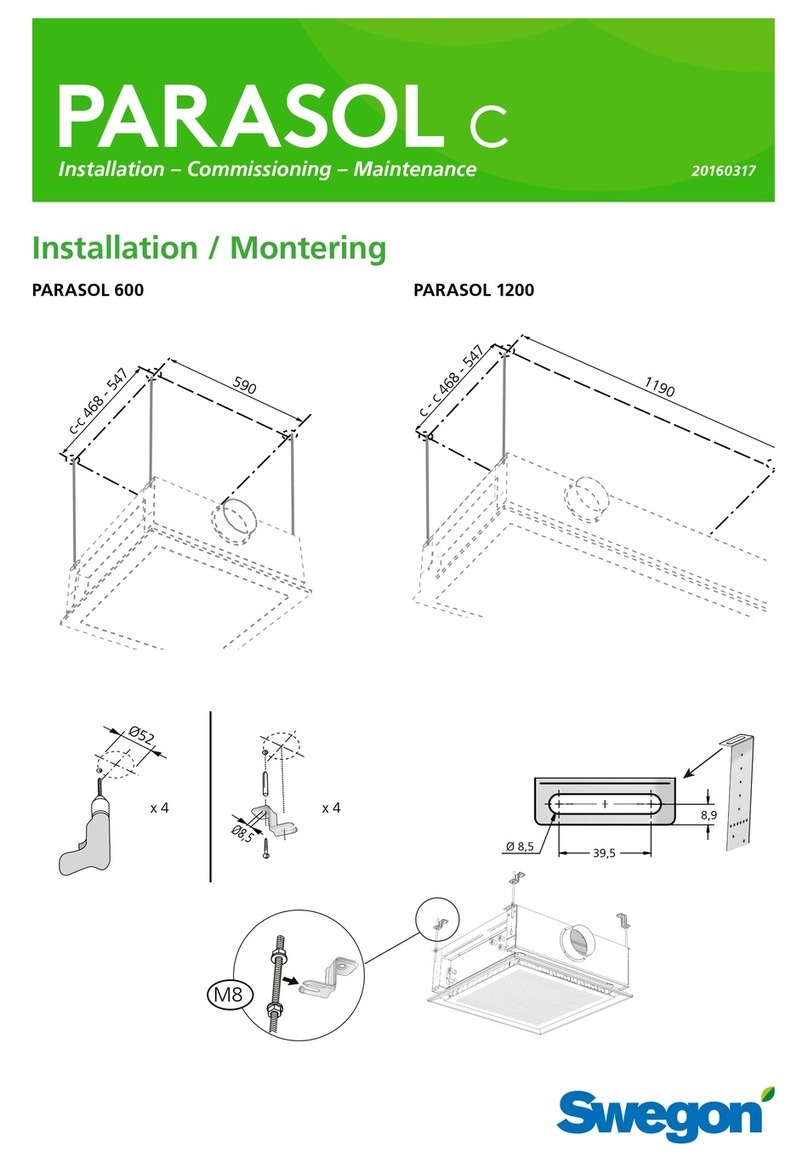Swegon PARASOL c Series Guide