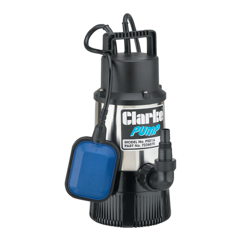 Clarke PSV3A Installation and operation manual Clarke PSV3A Installation and operation manual