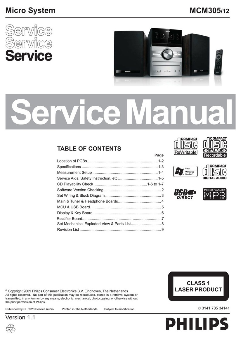 Philips MCM305/12 User manual