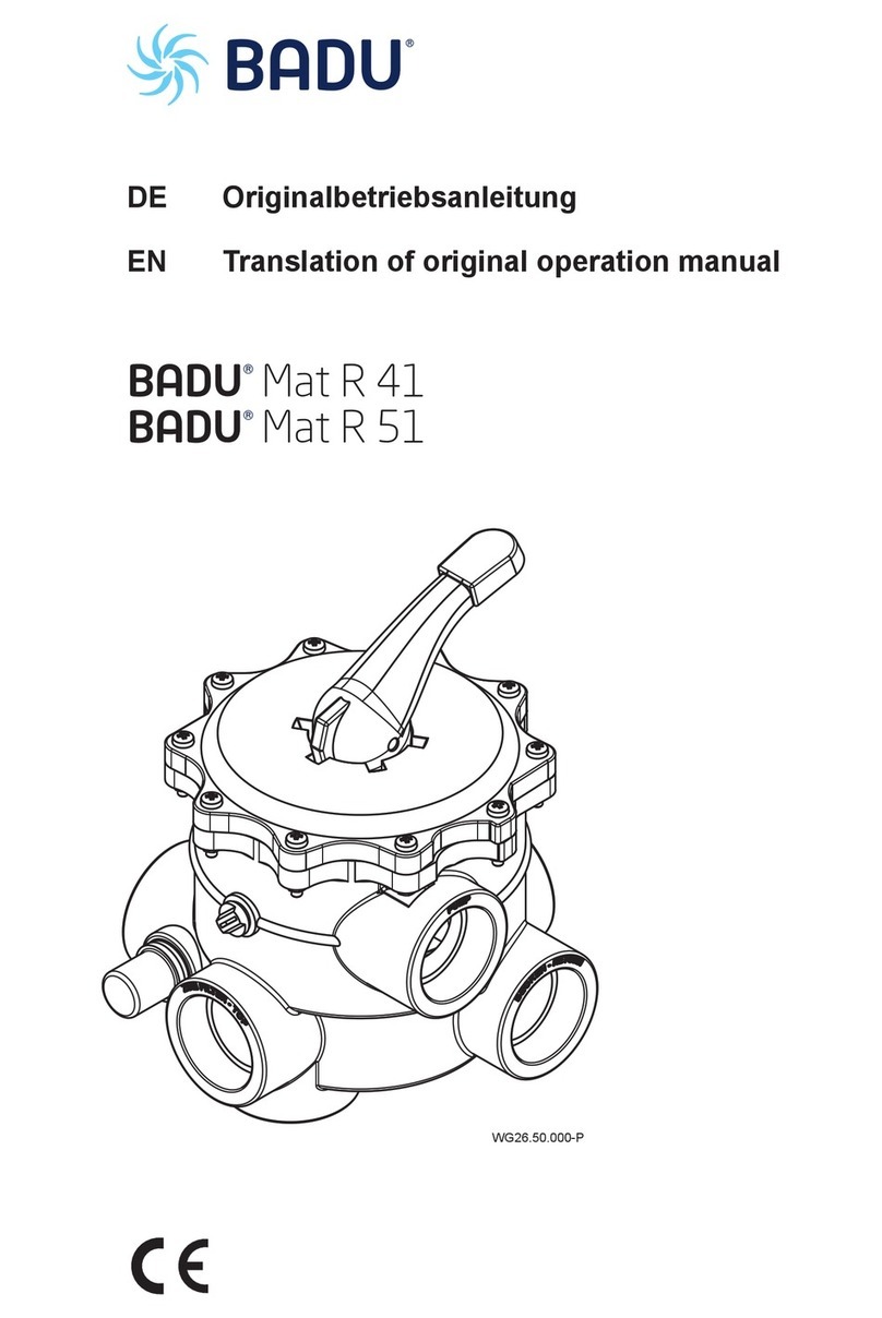 BADU Mat R 41 translation of original operation manual