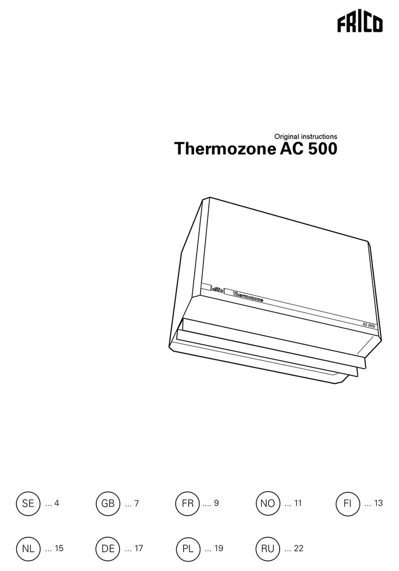 Frico Thermozone AC 500 User manual