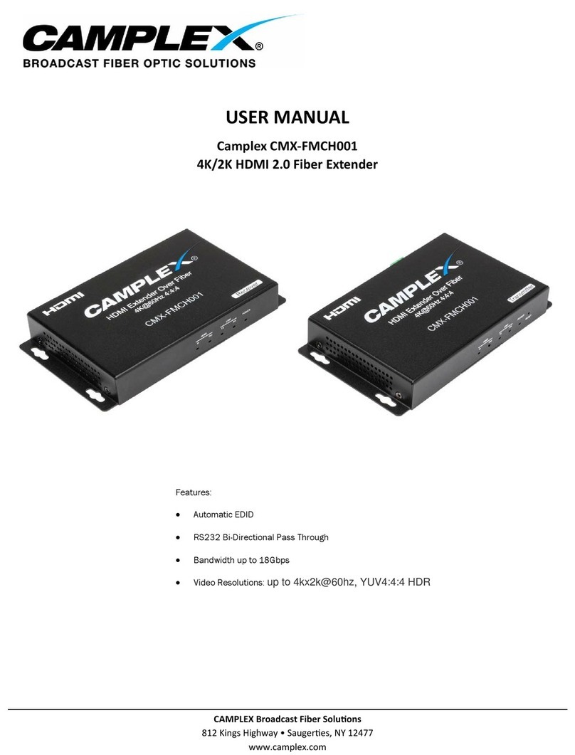 Camplex CMX-FMCH001 user manual