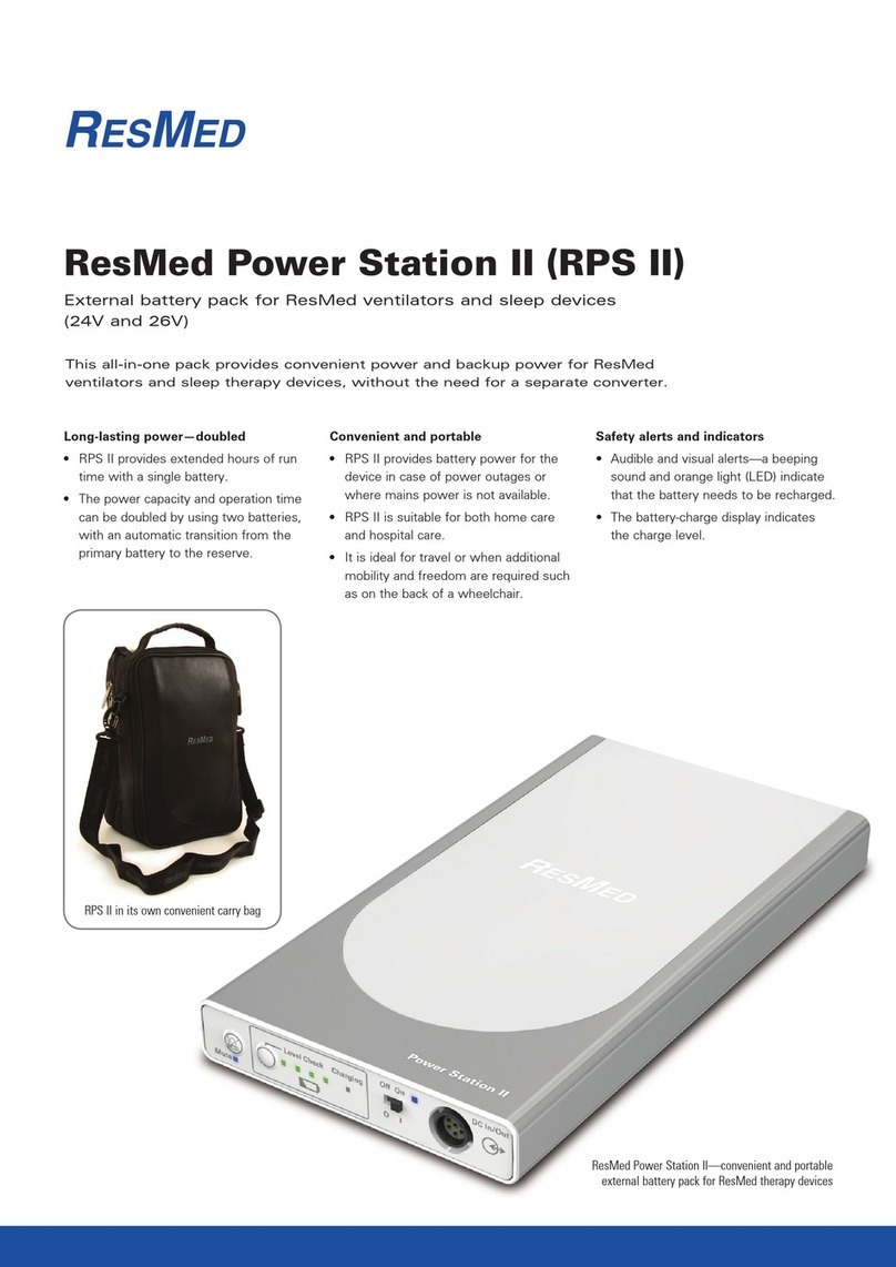 ResMed Power Station II User manual