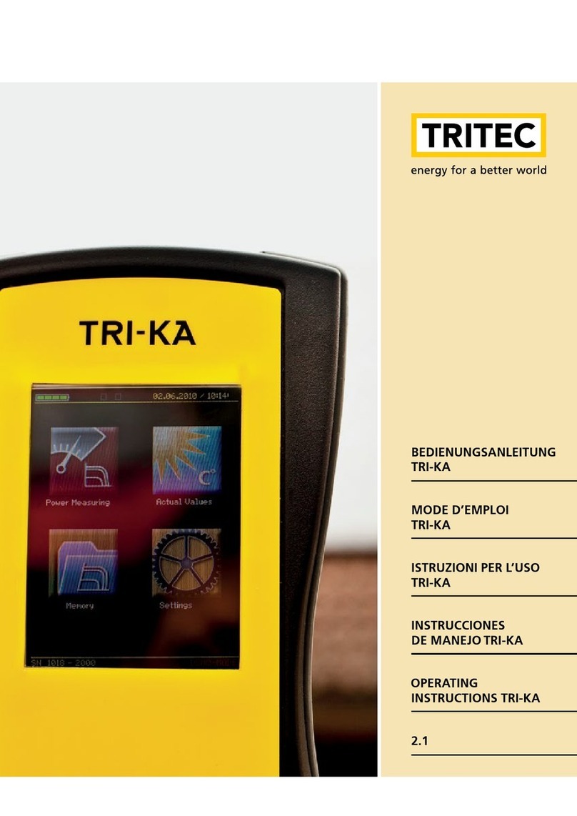 Tritec TRI-KA operating instructions