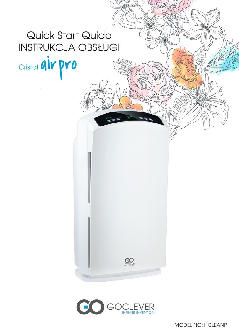 Goclever Cristal air pro HCLEANP Quick start quide