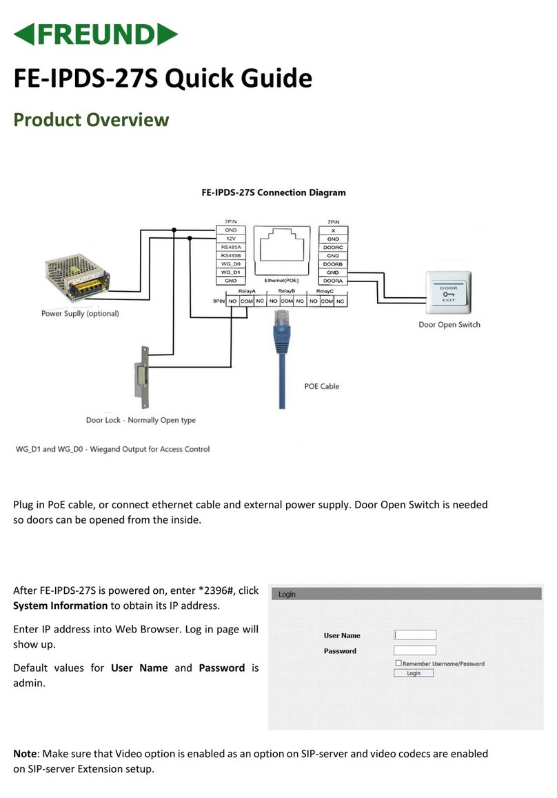 Freund FE-IPDS-27S quick guide