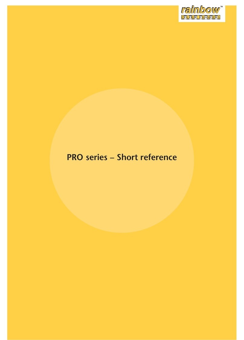 Rainbow Colour Changers PRO Series Short Reference
