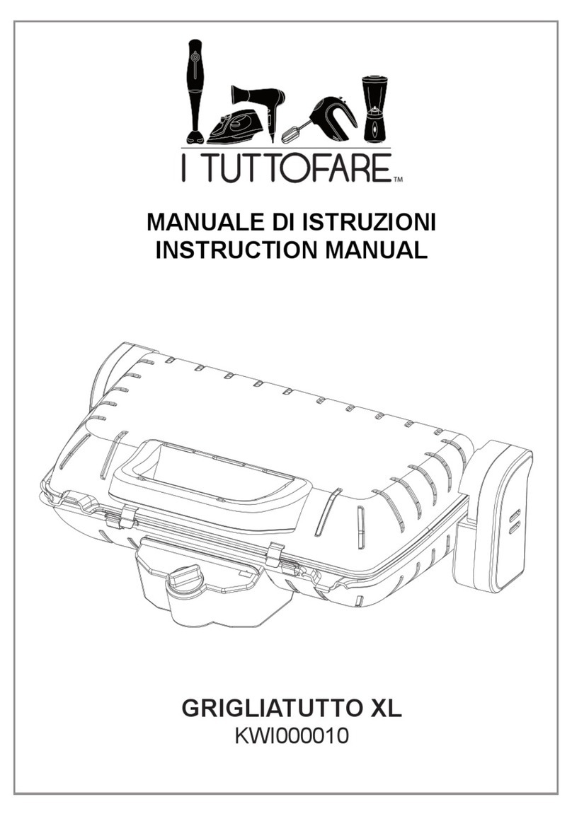I TUTTOFARE GRIGLIATUTTO TOP KWI000010 instruction manual