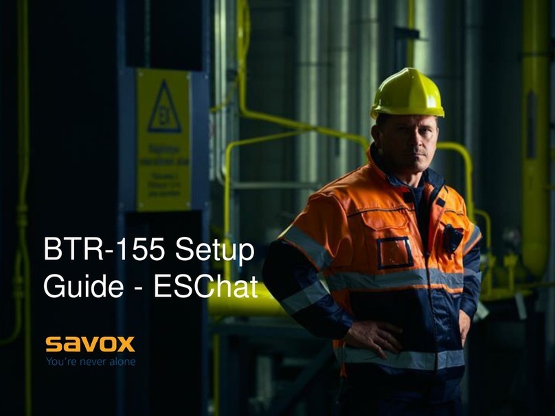 Savox BTR-155 Setup guide