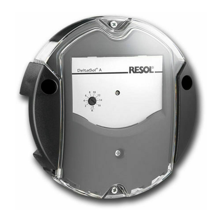 Resol DeltaSol A Manual for the specialised craftsman