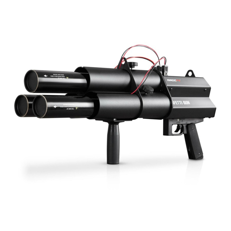 Magicfx CONFETTI GUN MFX0370 User and installation manual