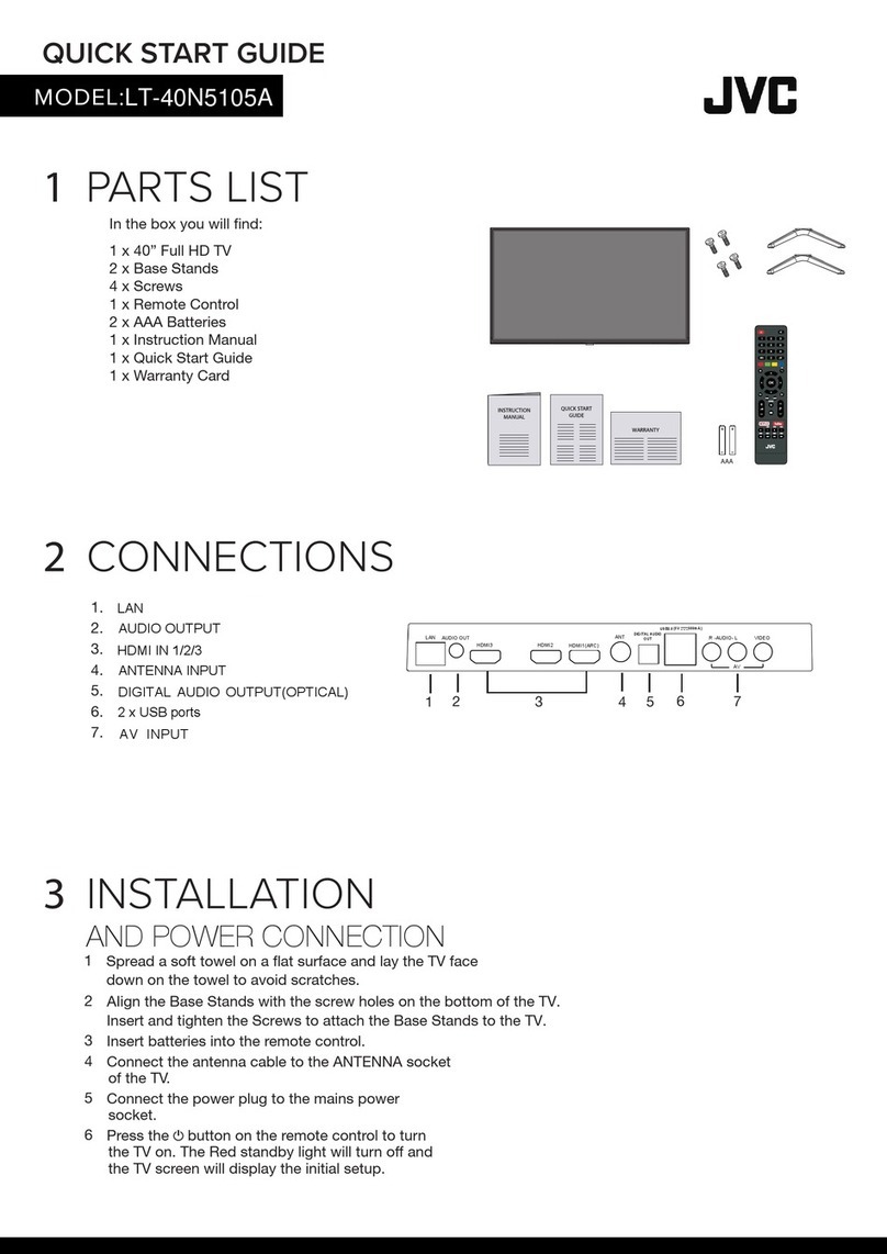 JVC LT-40N5105A User manual