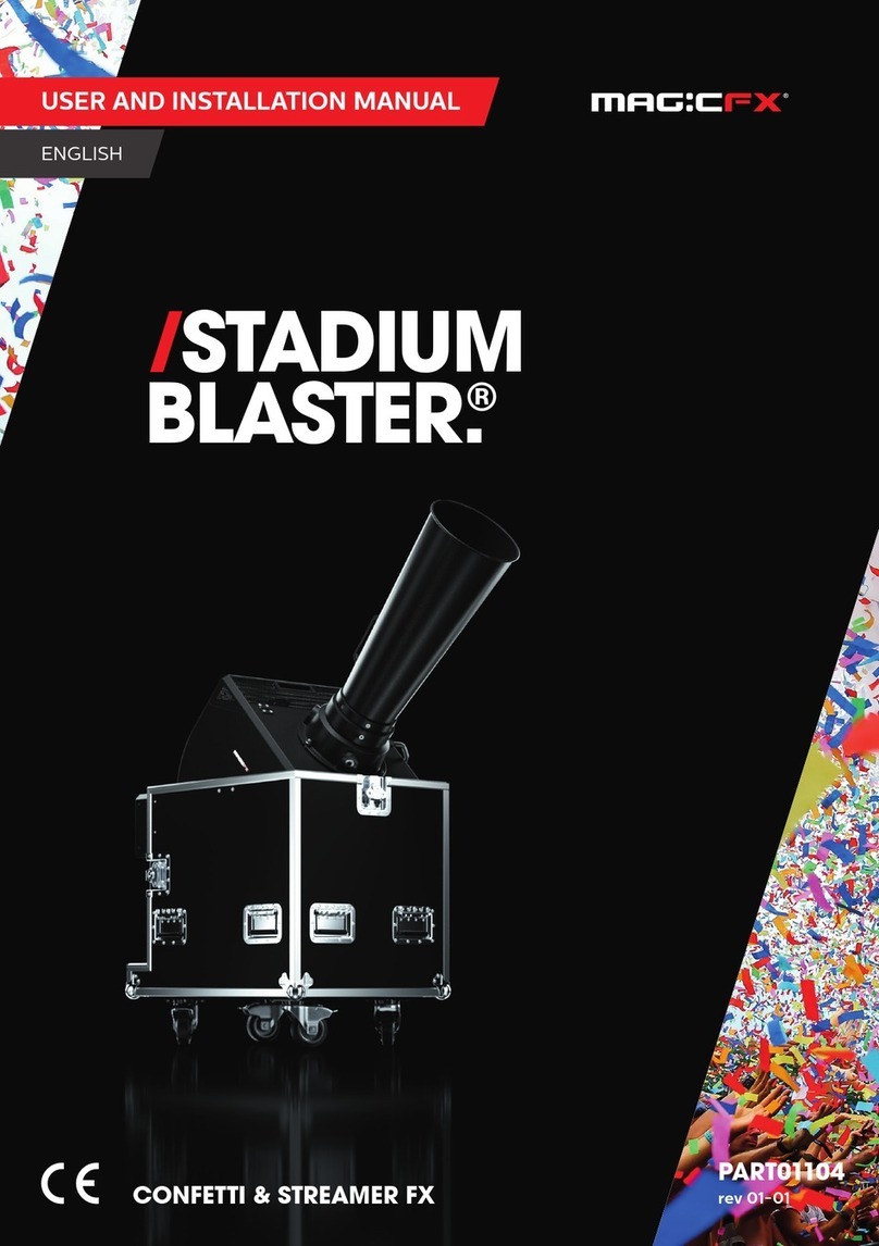 Magicfx STADIUMBLASTER MFX0803 Operating manual