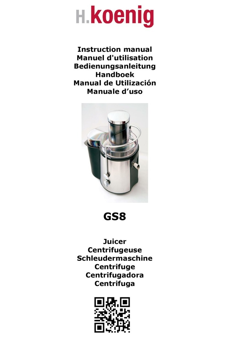 H.Koenig GS8 instruction manual