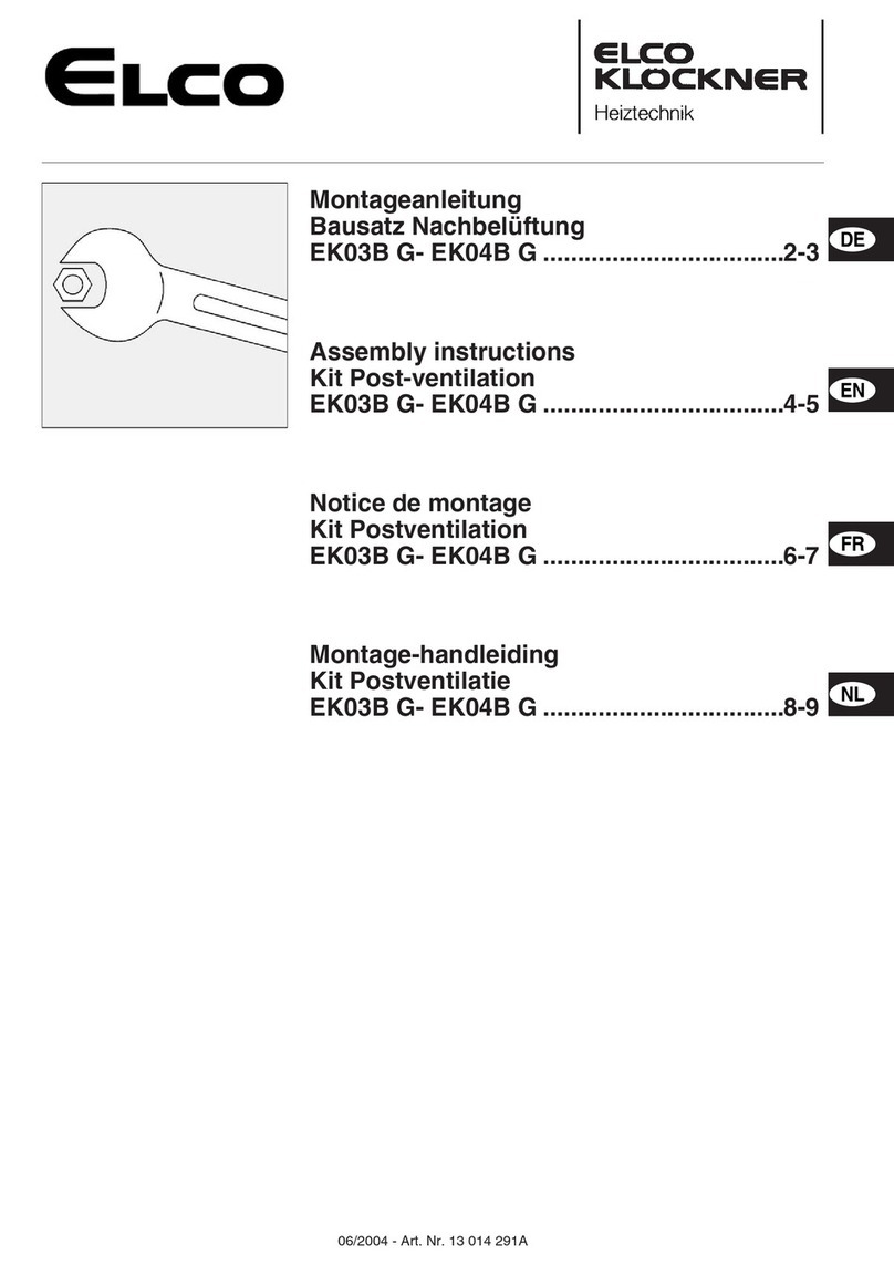 Elco Klockner EK03B G User manual