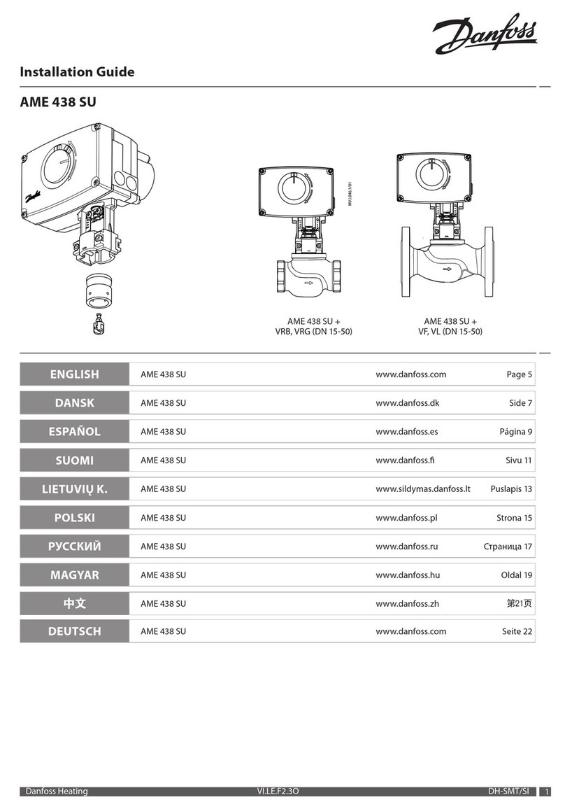 Danfoss AME 438 SU User manual