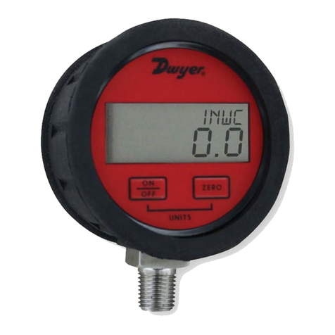 Dwyer Instruments DPGAB Series Installation and operating instructions
