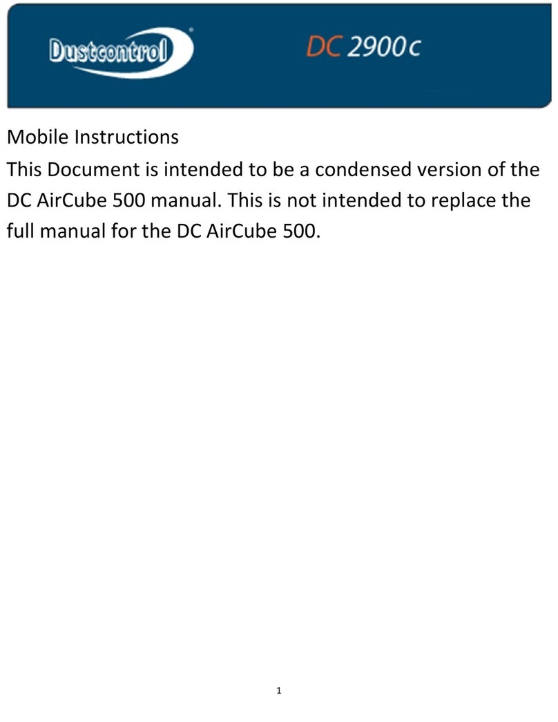 Dustcontrol DC 2900c Mobile instructions
