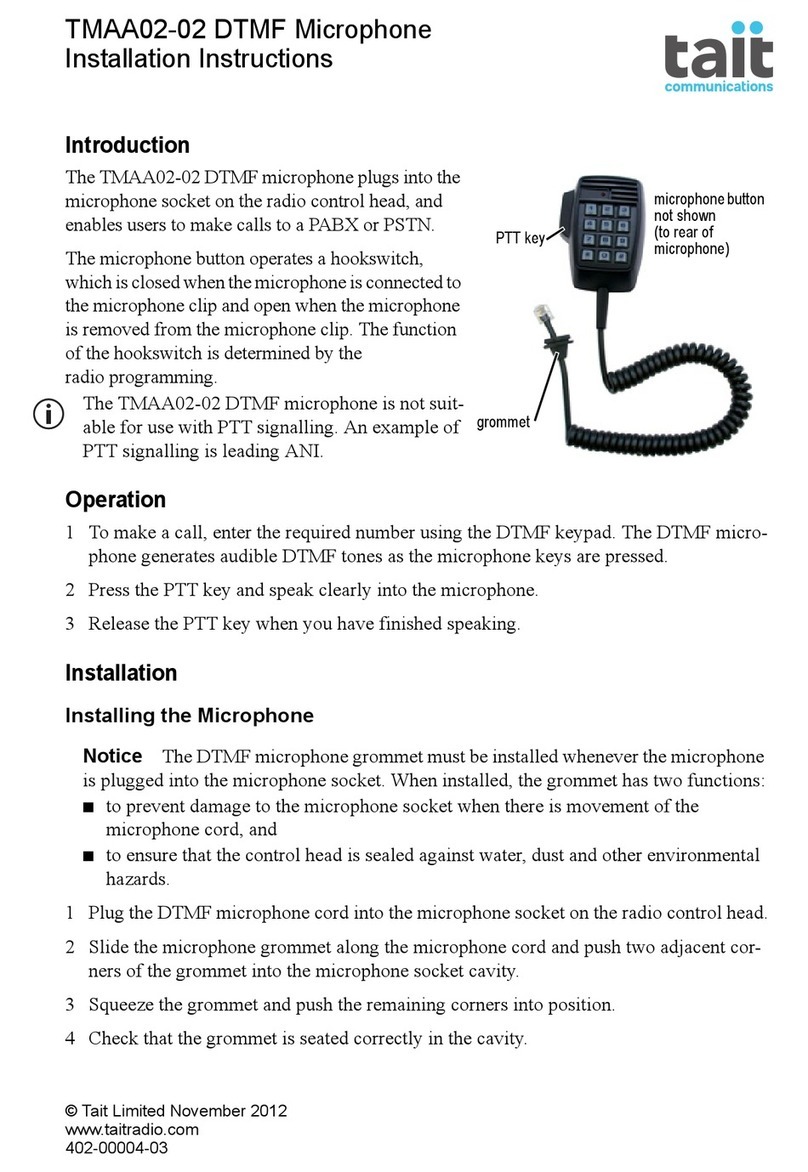 Tait TMAA02-02 installation instructions