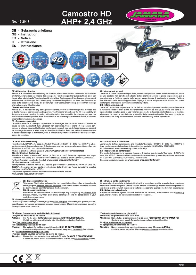 Jamara Camostro HD AHP+ 2,4 GHz User manual