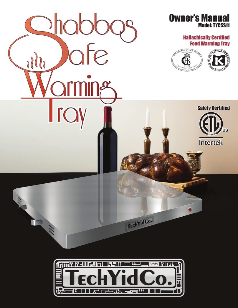 TECHYIDCO Shabbos Safe TYCSS11 owner's manual