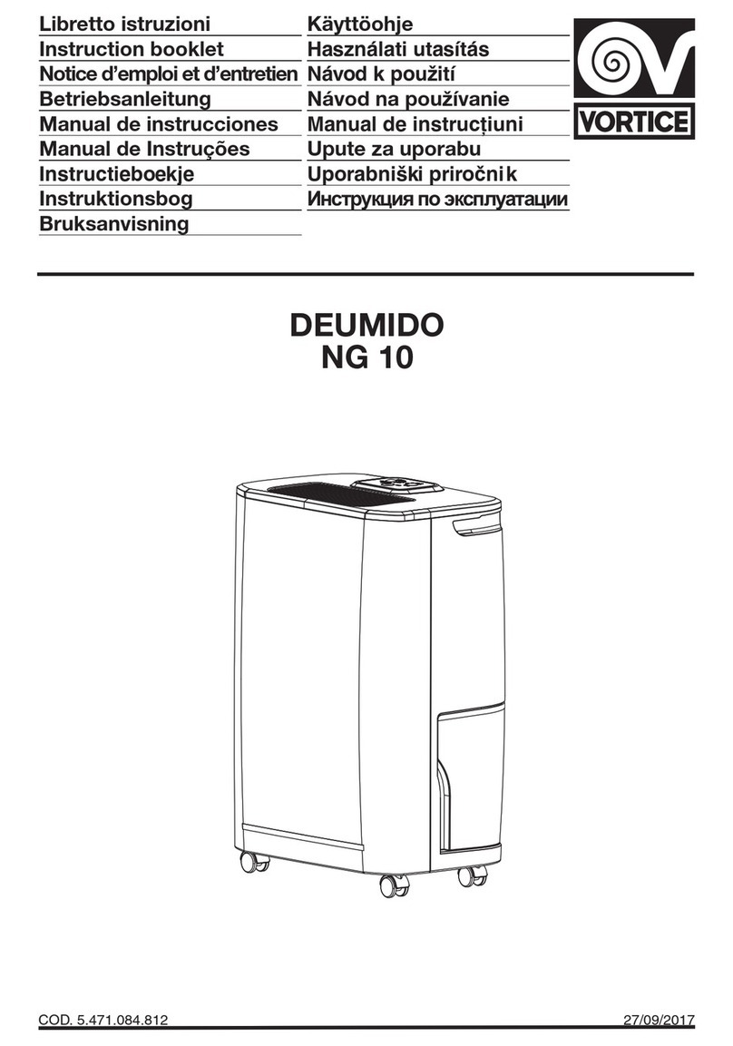 Vortice DEUMIDO NG 10 Instruction booklet
