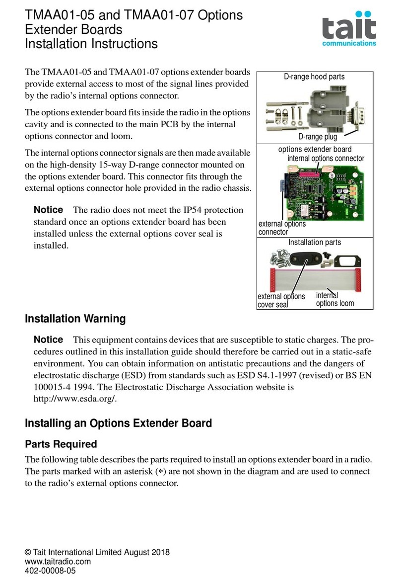 Tait TMAA01-05 installation instructions