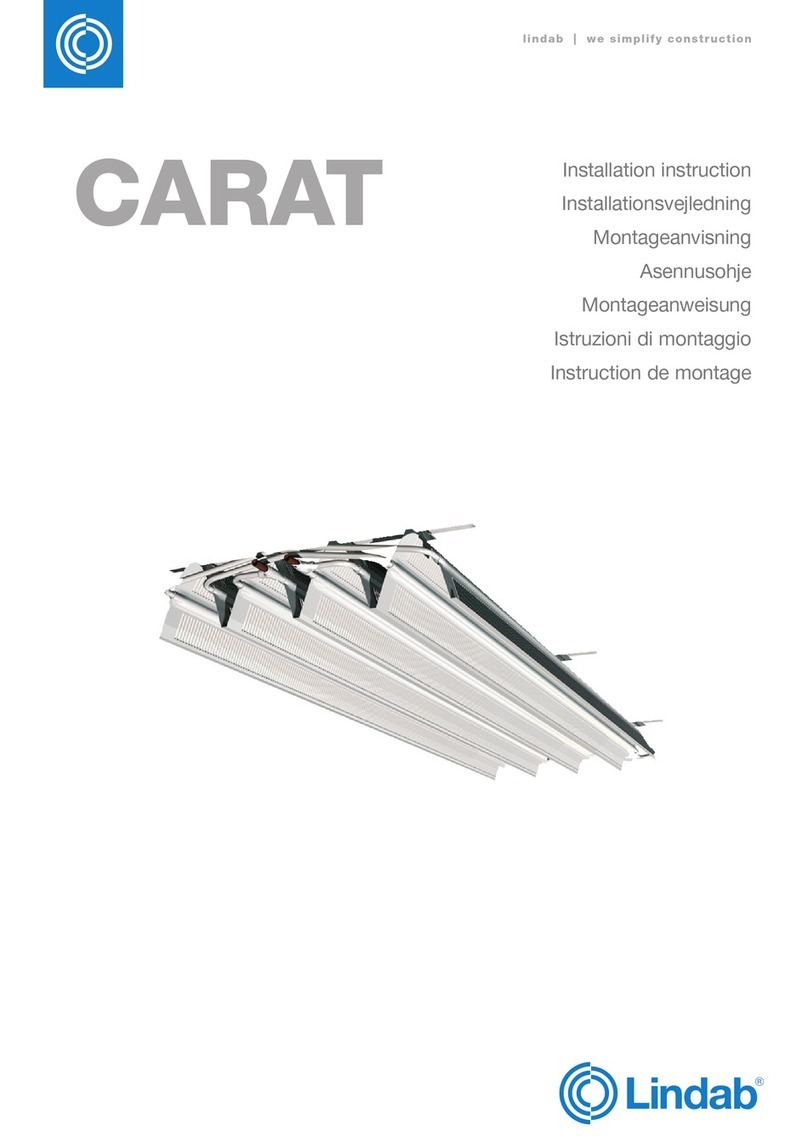 Lindab Carat Series User manual