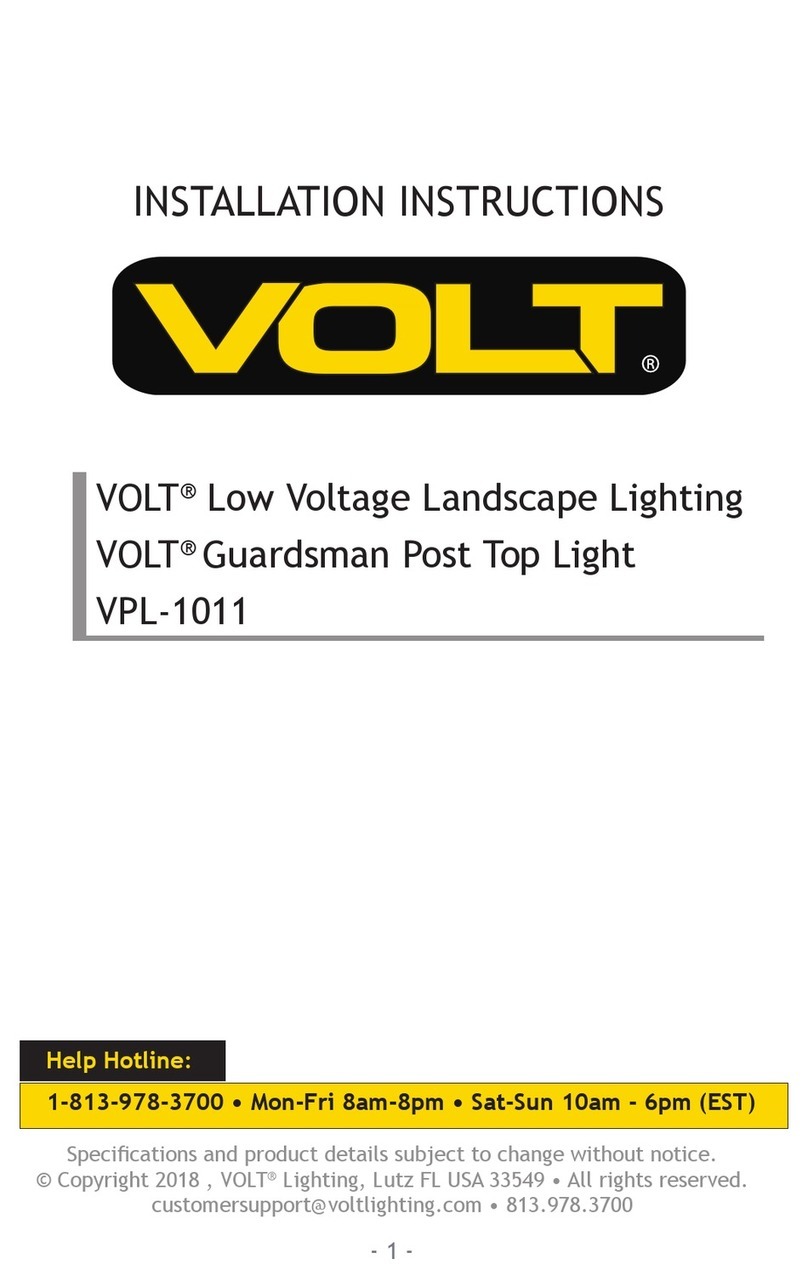 Volt Guardsman VPL-1011 User manual Volt Guardsman VPL-1011 User manual