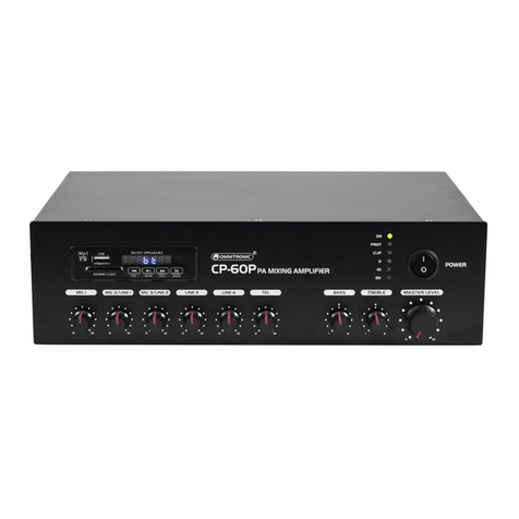 Omnitronic CP-60P user manual