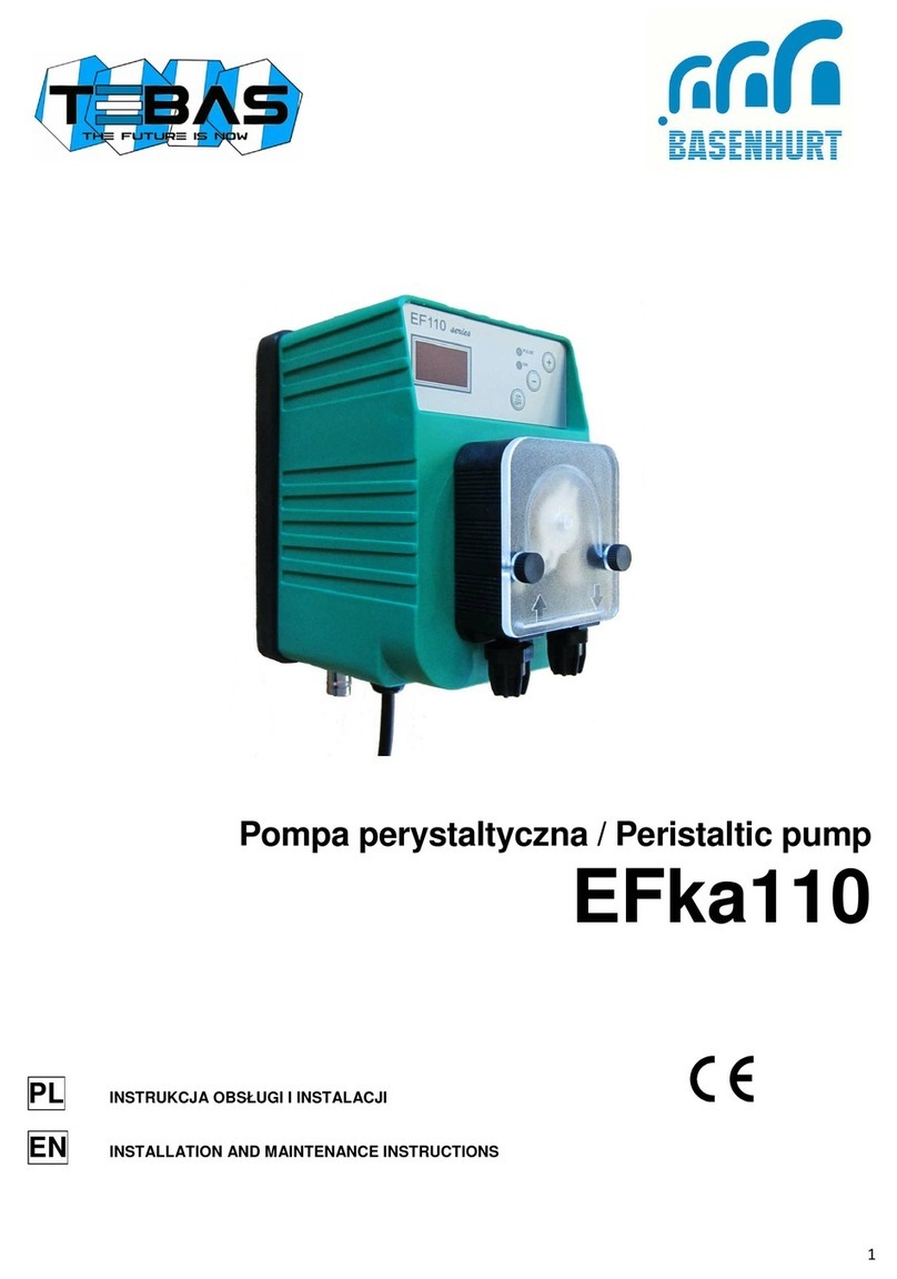 BASENHURT TEBAS EFka110 Installation and maintenance instructions