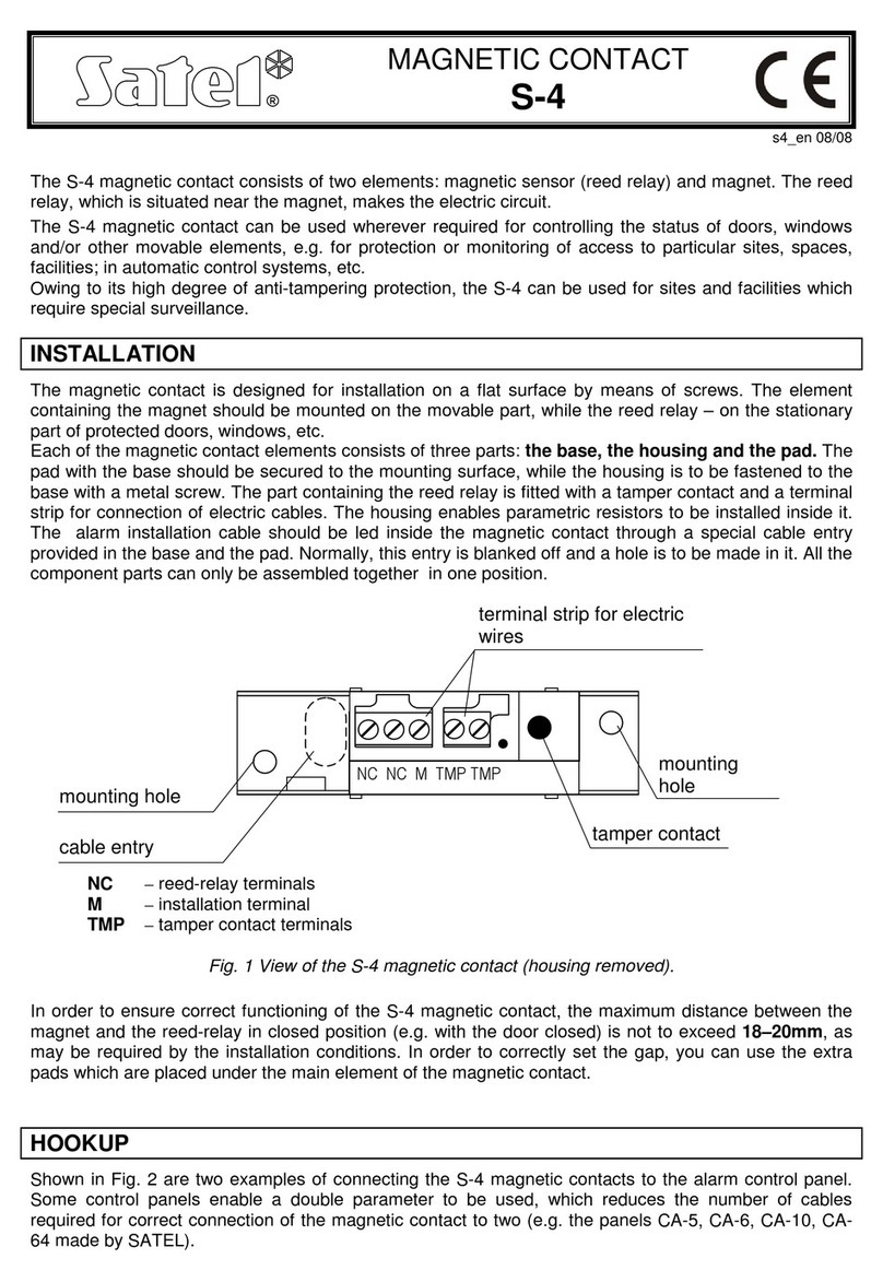 Satel S-4 quick start guide