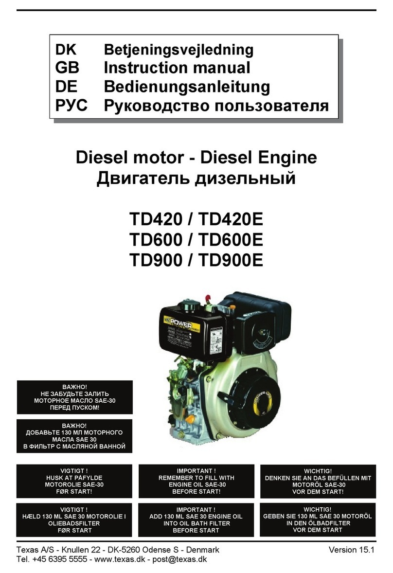 Texas TD420E User manual