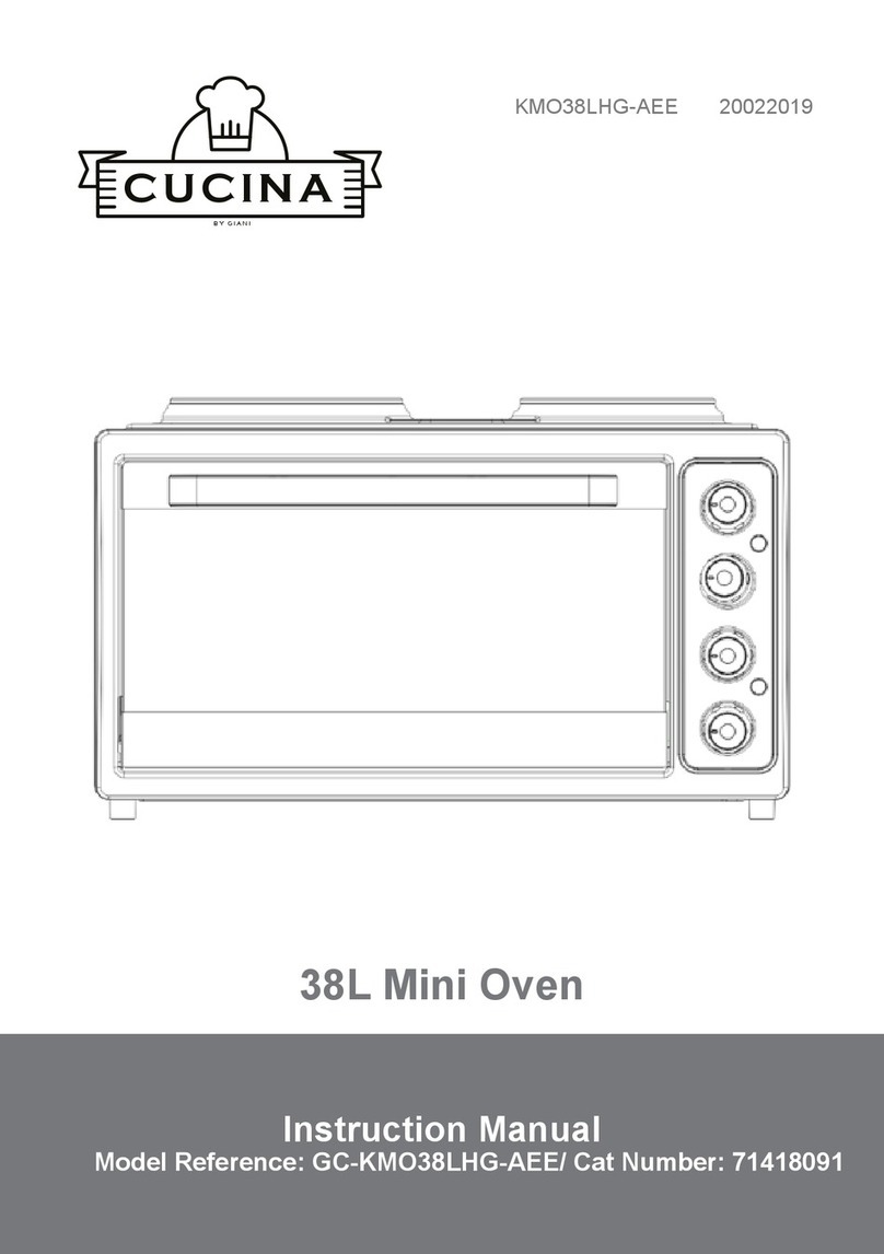 Giani Cucina GC-KMO38LHG-AEE instruction manual