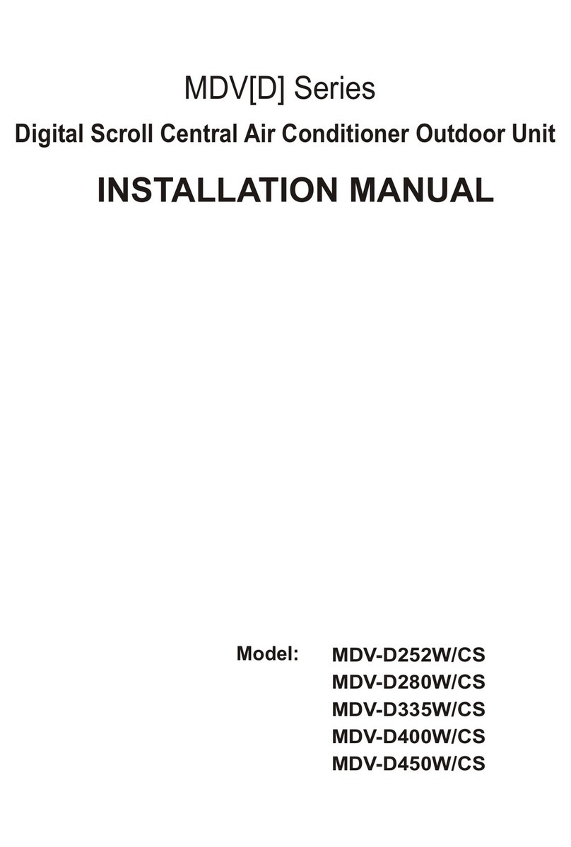 Midea MDV-D252W/CS User manual