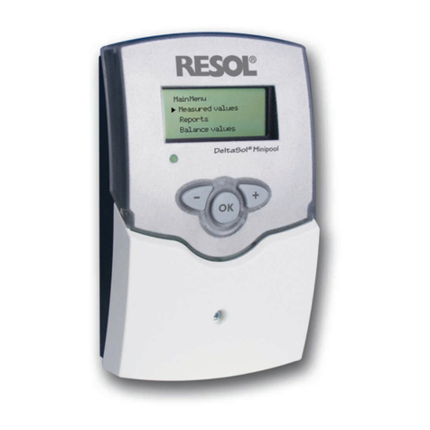 Resol DeltaSol MiniPool User manual
