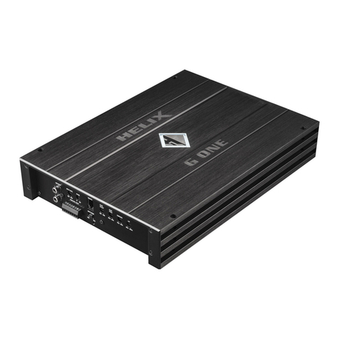 HELIX G ONE User manual