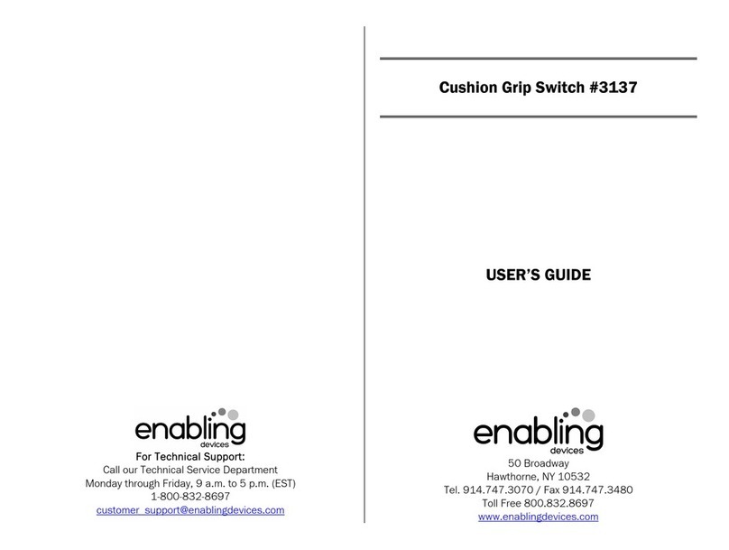 Enabling Devices Cushion Grip Switch User manual