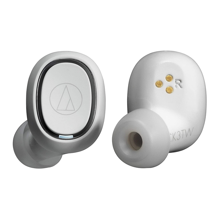 Audio Technica ATH-CK3TW user manual