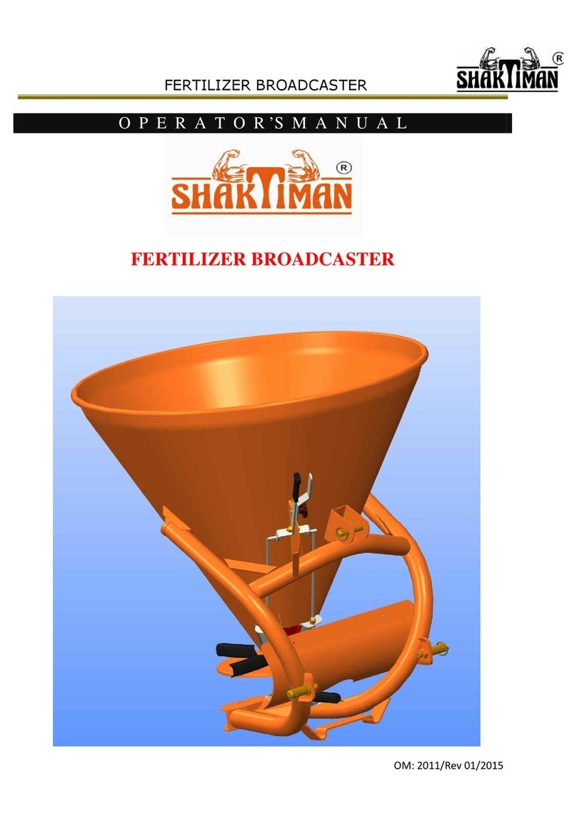 Shaktiman Fertilizer Broadcaster Operator's manual Shaktiman Fertilizer Broadcaster Operator's manual