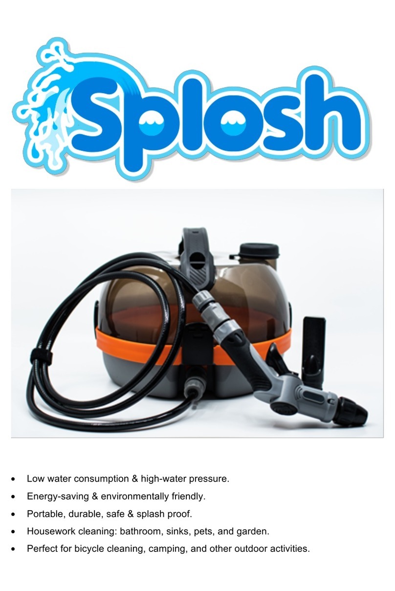 Splosh Wash Splosh 1 user manual